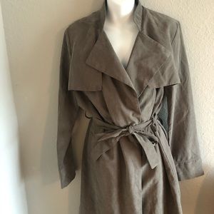 Papaya Trench Coat